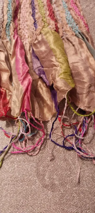 Sciarpa foulard multicolore da donna