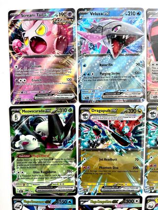 Lote 15 Cartas EX Pokémon Hits pulls 🇬🇧🇪🇸
