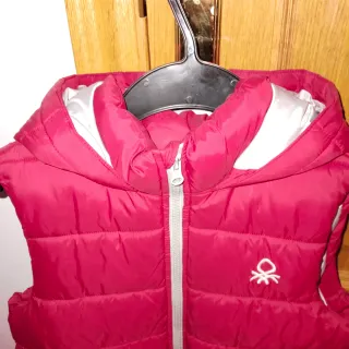 Chaleco Benetton Rojo 8-9 Años