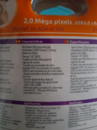 Webcam Zaapa USB 2.0 1.0 Megapixels