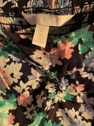 Conjunto top y falda H&M flores