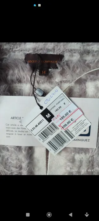 Chaqueta Adolfo Domínguez punto M