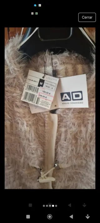 Chaqueta Adolfo Domínguez punto M