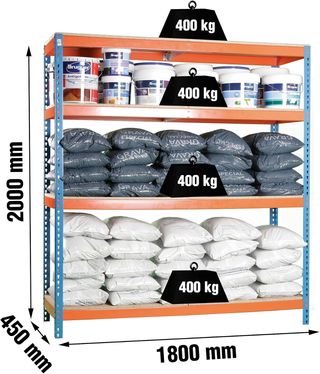 SimonRack Estantería Metálica Almacenaje, Sin Torn