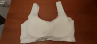 Sujetador AIR Talla 2XL Beige/Blanco