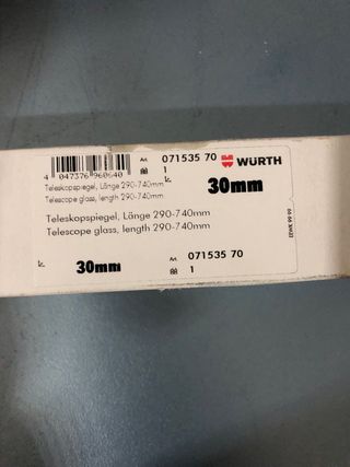 Espejo Telescópico Wurth 30mm