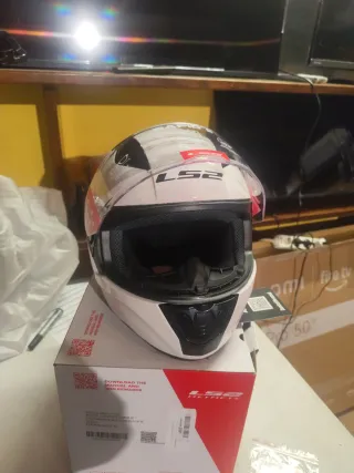 Casco Moto LS2 Rapid II Blanco Talla L