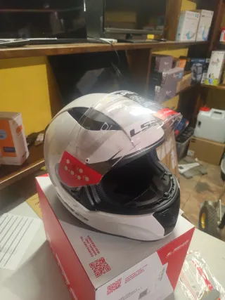 Casco Moto LS2 Rapid II Blanco Talla L