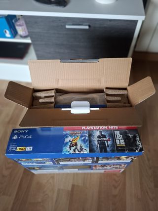 Ps4 SLIM / CAJA / MANDO / JUEGOS / CARGADOR / PACK