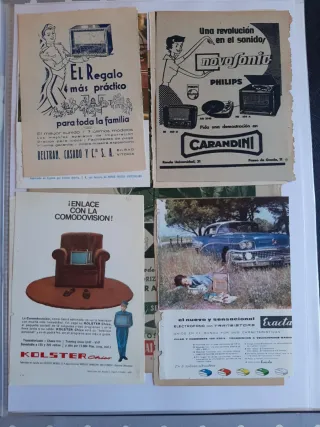 Lote 28 Anuncios Antiguos Radios