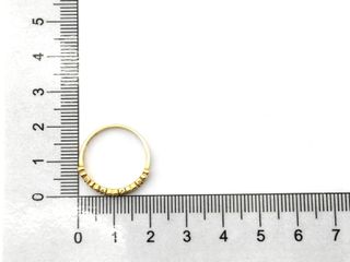 anillo oro 18k con piedra con circonita t. 15 (17,52 mm)