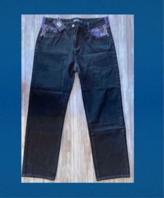 Vaqueros Santo XL Azul y Lila