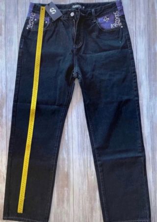 Vaqueros Santo XL Azul y Lila