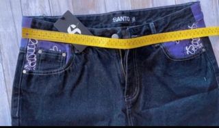 Vaqueros Santo XL Azul y Lila