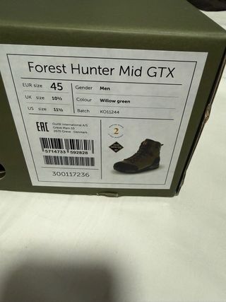 Botas de montaña Harkila verdes y negras