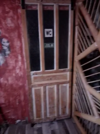 Puerta corredera madera rústica