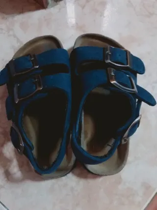 Lote de Sandalias niño azul y marrón