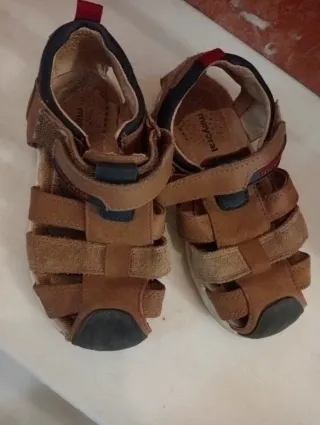 Lote de Sandalias niño azul y marrón