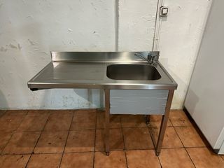 Fregadero industrial acero inoxidable