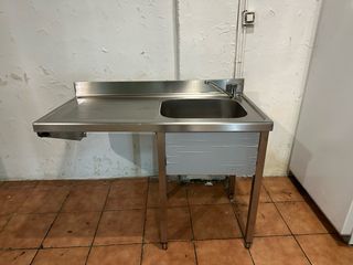 Fregadero industrial acero inoxidable