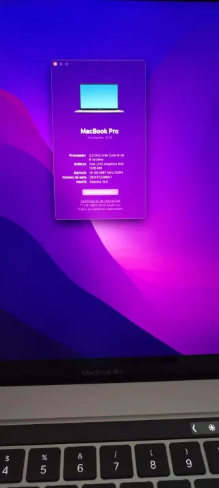 MacBook Pro Apple Gris Espacial