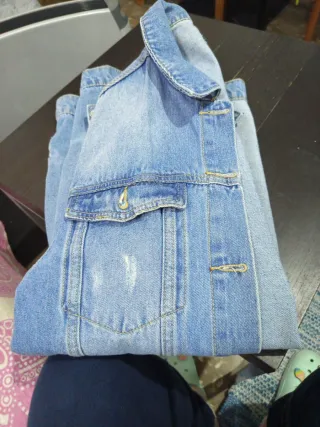 Chaqueta tejana tres cuartos mujer