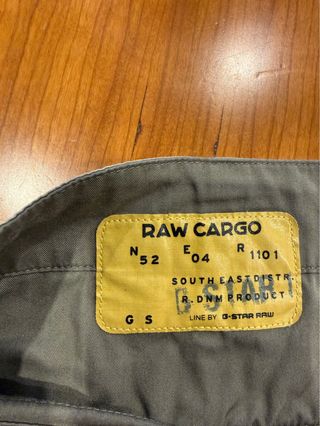 Bermudas G-Star Raw Cargo Talla 50 Kaki.