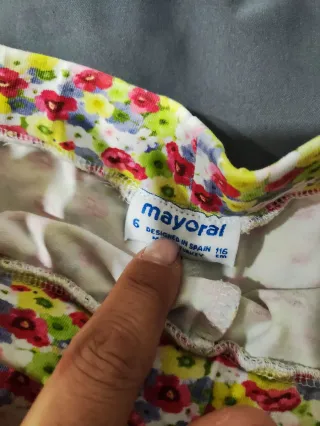 Calções Mayoral 6 anos floridos