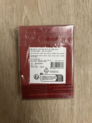 Carte da gioco Burberry rosse