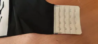 Sujetador Free Bra Talla M Negro y Marrón