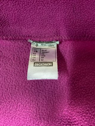 Casaco Polar Quechua Rosa XS