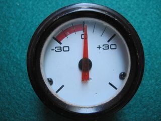 Amperímetro Analógico -30/+30 AMP