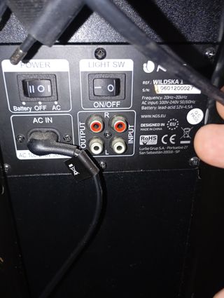 Altavoz NGS  Wildska 1 Bluetooth Negro