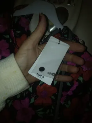 Vestido floral negro rosa talla XS/S + regalo