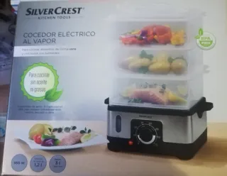 Cocedor Eléctrico Vapor SilverCrest 950W