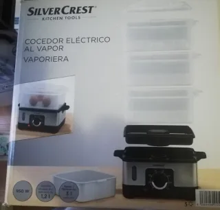 Cocedor Eléctrico Vapor SilverCrest 950W
