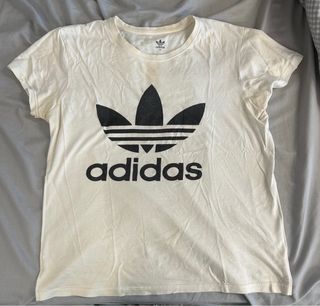 Camiseta Adidas Blanca Logo Trefoil