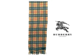 Bufanda Burberry Lana Cuadros Beige