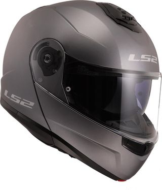 LS2, Casco Moto Modular Strobe II Matt Titanium, M