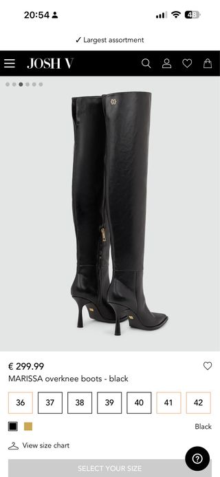 Botas Josh V altas negras