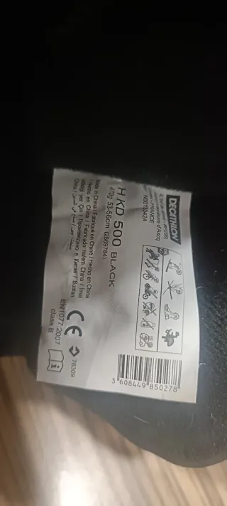 Casco Esquí Wedze Negro Niño H KD 500 BLACK tallaS