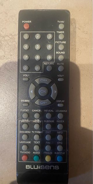 Televisión Blu:sens MP3 MP4 DVD LCD GPS