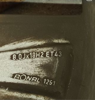 Llantas 18 Audi S6 Ronal