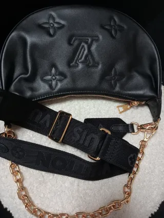 Bolso Louis Vuitton Negro Dorado