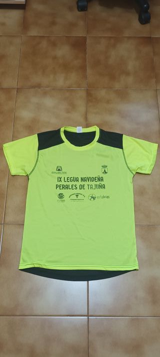 Camiseta Running Deportiva Amarilla
