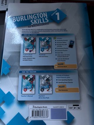 Burlington Skills 1 Workbook Bachillerato