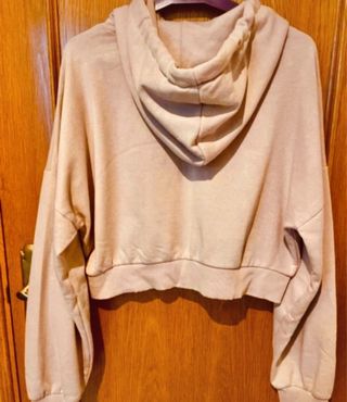 Sudadera Lefties Beige Talla L Mujer