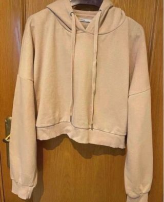 Sudadera Lefties Beige Talla L Mujer