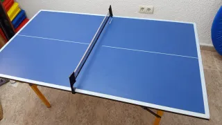 Mesa de ping pong azul. Marca Enebe oficial