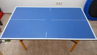 Mesa de ping pong azul. Marca Enebe oficial